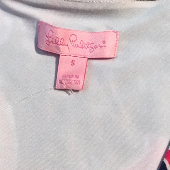 Lilly Pulitzer v neck dress with open sleeves - Picture 4 of 6